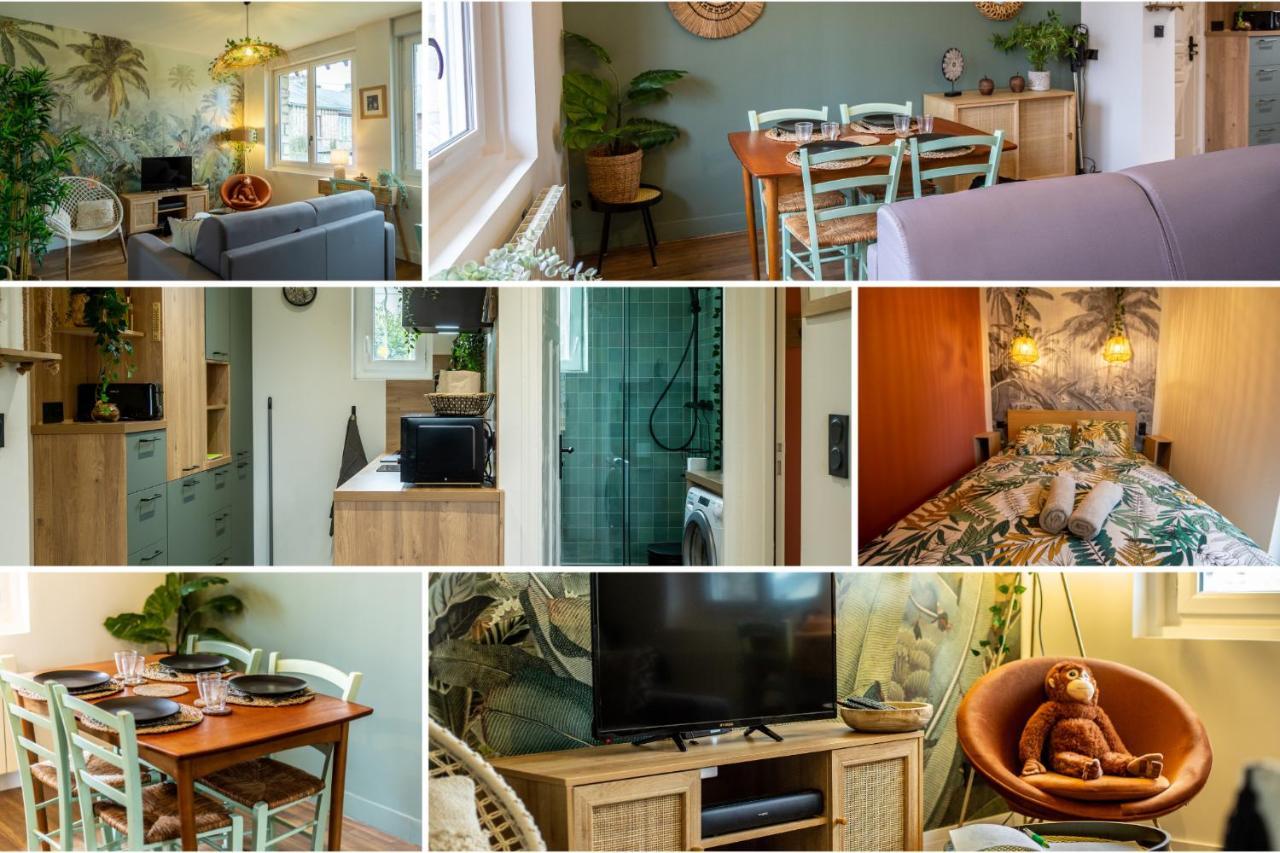 Suite Jungle - Jardin, Netflix Et Parking - Le Manoir Aux Pommes Orbec Екстер'єр фото