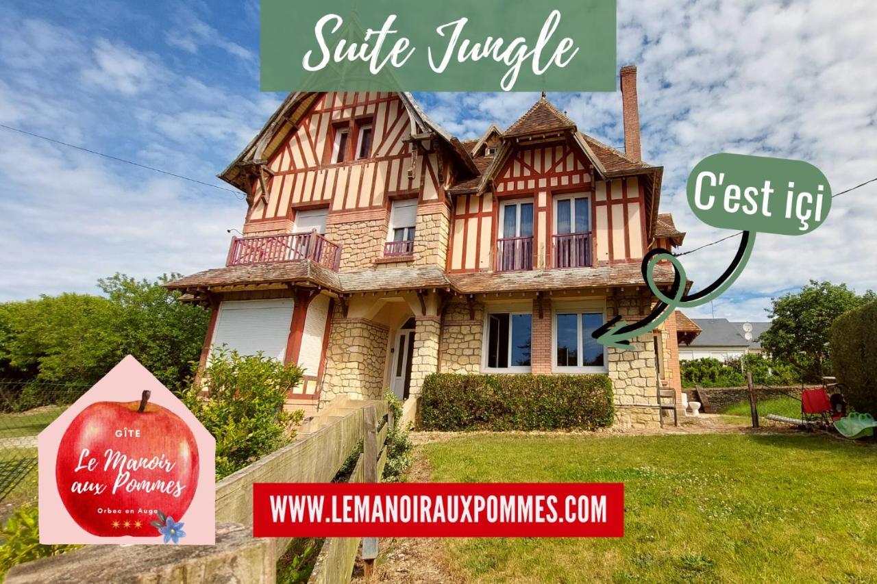 Suite Jungle - Jardin, Netflix Et Parking - Le Manoir Aux Pommes Orbec Екстер'єр фото