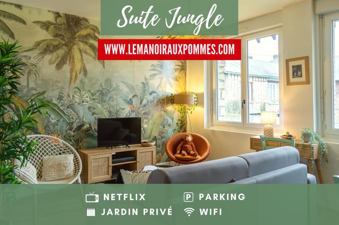 Suite Jungle - Jardin, Netflix Et Parking - Le Manoir Aux Pommes Orbec Екстер'єр фото